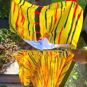 4X bathing suits top and cover up